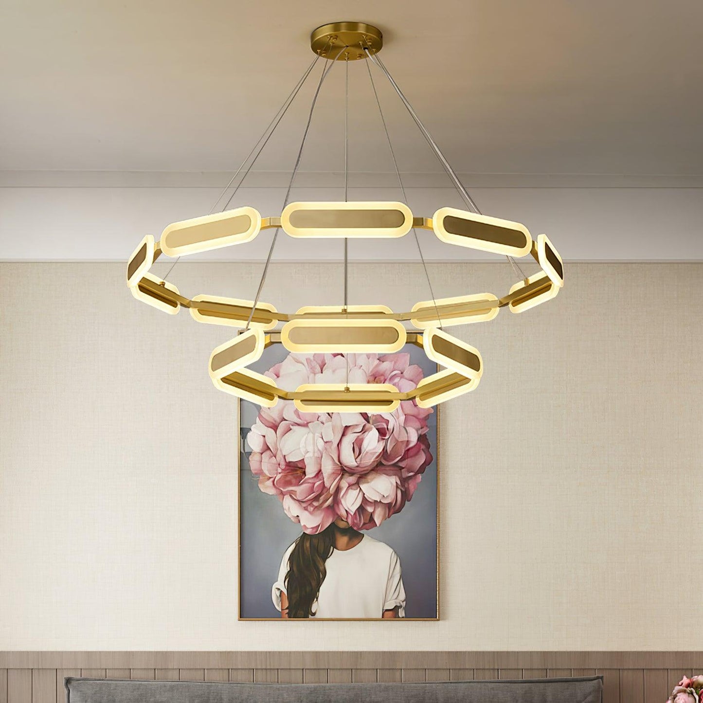 Swirl Chandelier - YIOSI