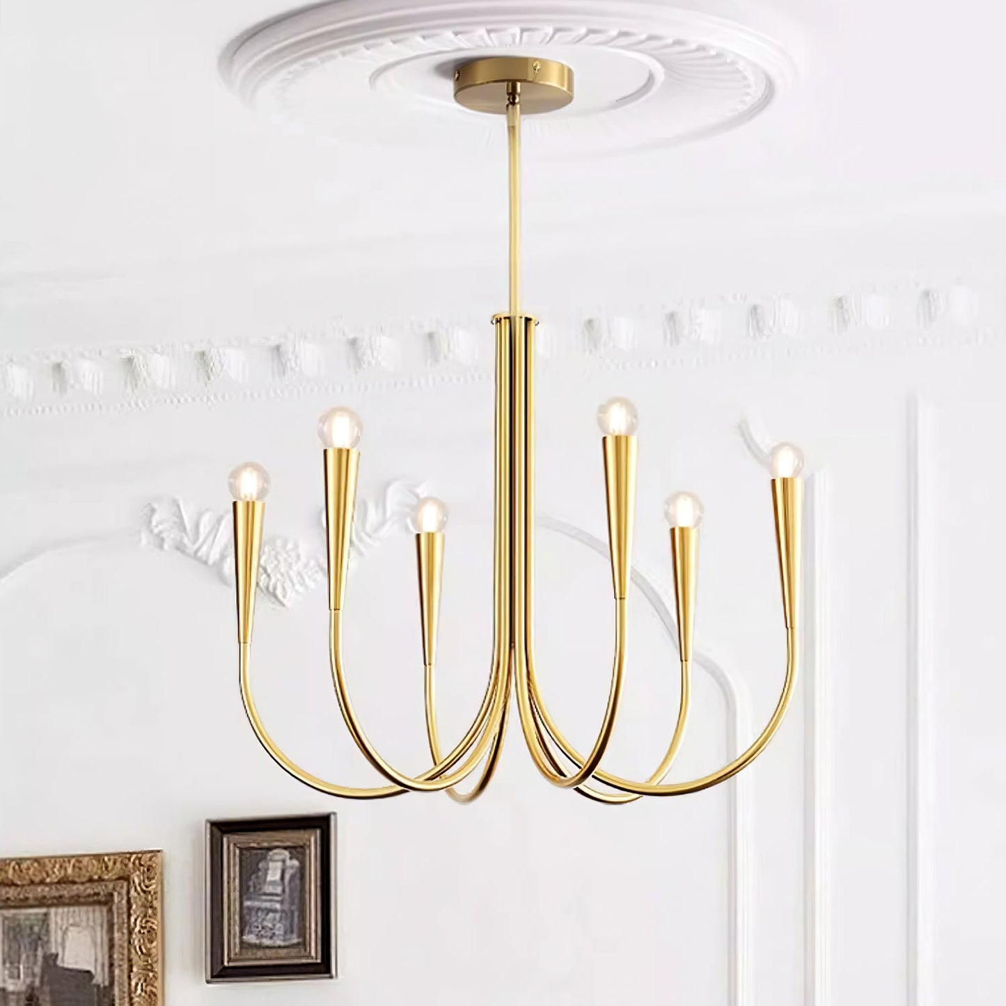 Swoop Arm Chandelier - YIOSI