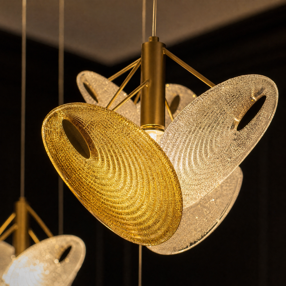 TF6197X-9 Staircase. Deep gold. Photos and videos