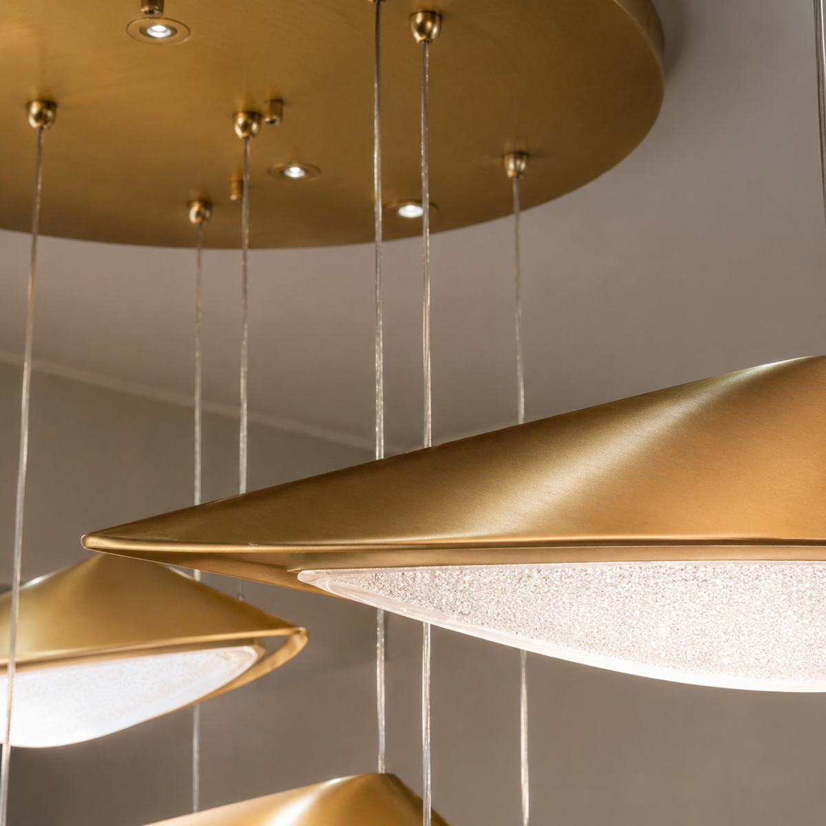 TF7136X-4 Mini Spotlight. Deep Gold. Photos and Videos