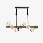 Takku Crystal Chandelier 8‑12 Heads Gold or Black LED