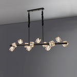Takku Crystal Chandelier 8‑12 Heads Gold or Black LED