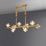 Takku Crystal Chandelier 8‑12 Heads Gold or Black LED