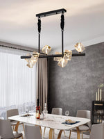 Takku Crystal Chandelier 8‑12 Heads Gold or Black LED