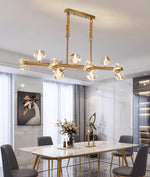 Takku Crystal Chandelier 8‑12 Heads Gold or Black LED