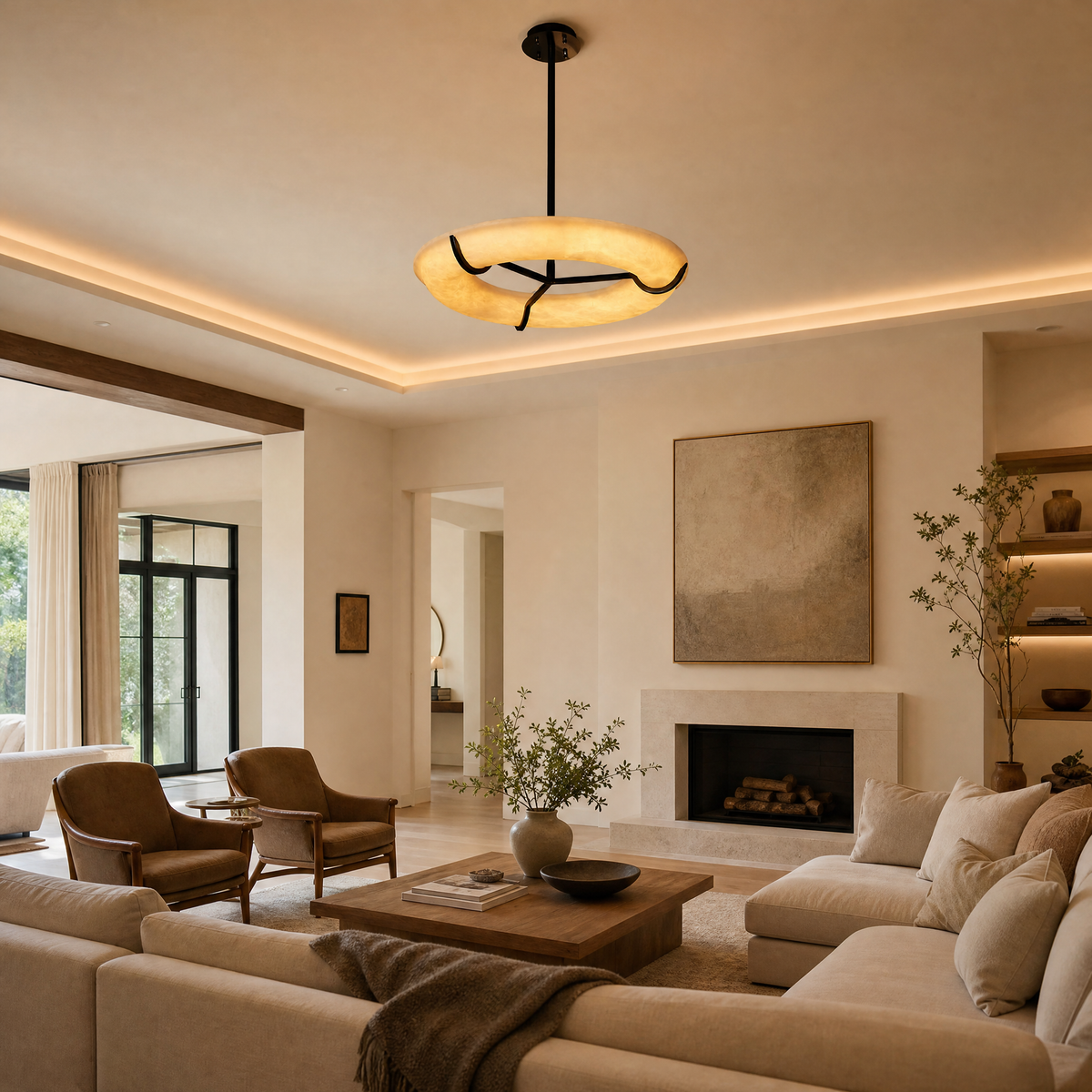Tamburo Ring Ceiling Light