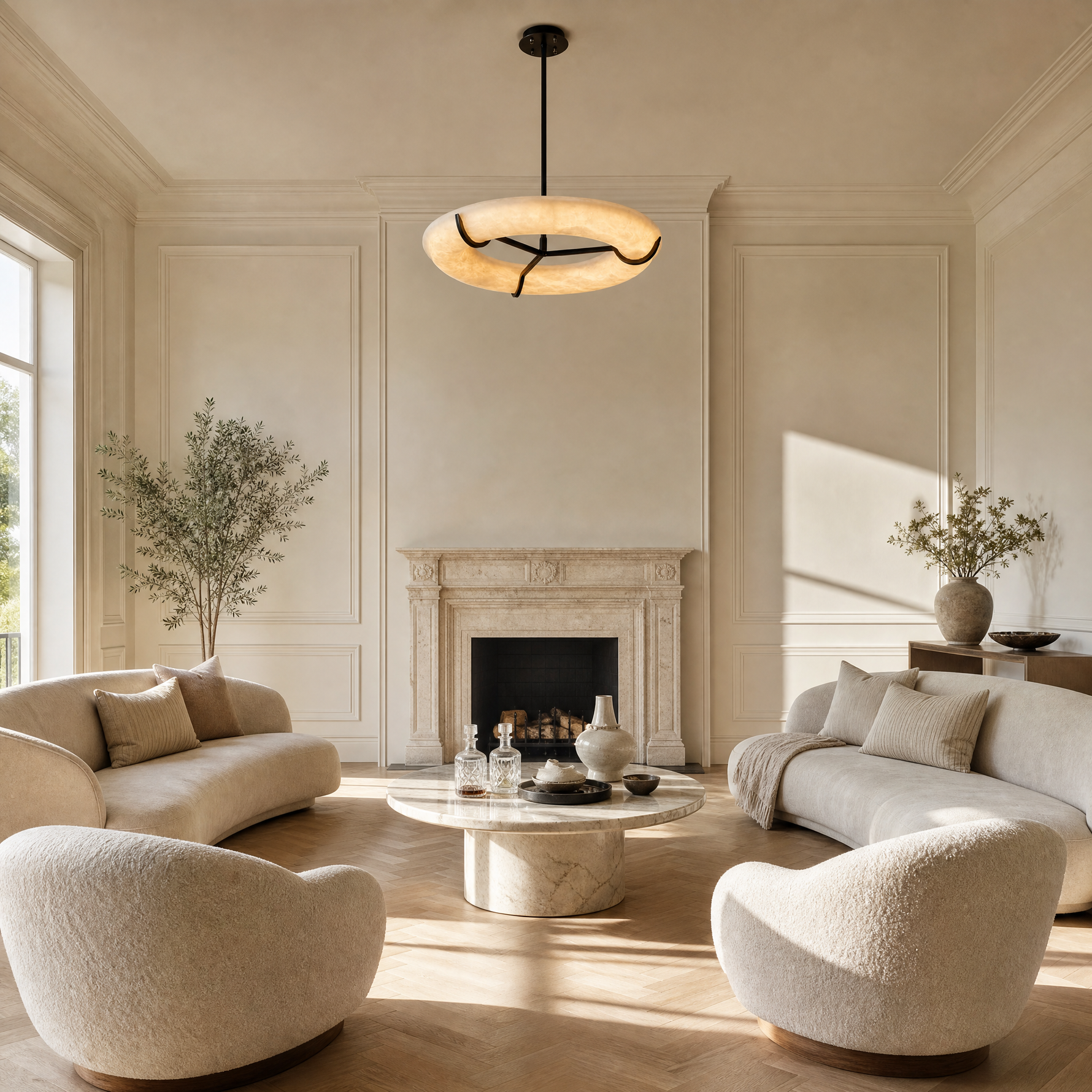 Tamburo Ring Ceiling Light