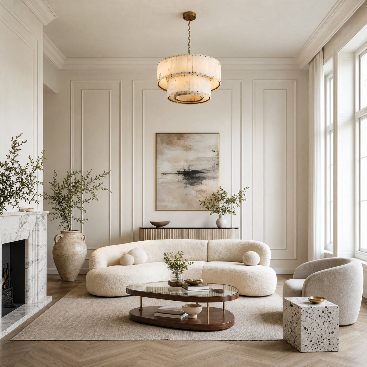Tamburo Tier Drum Chandelier