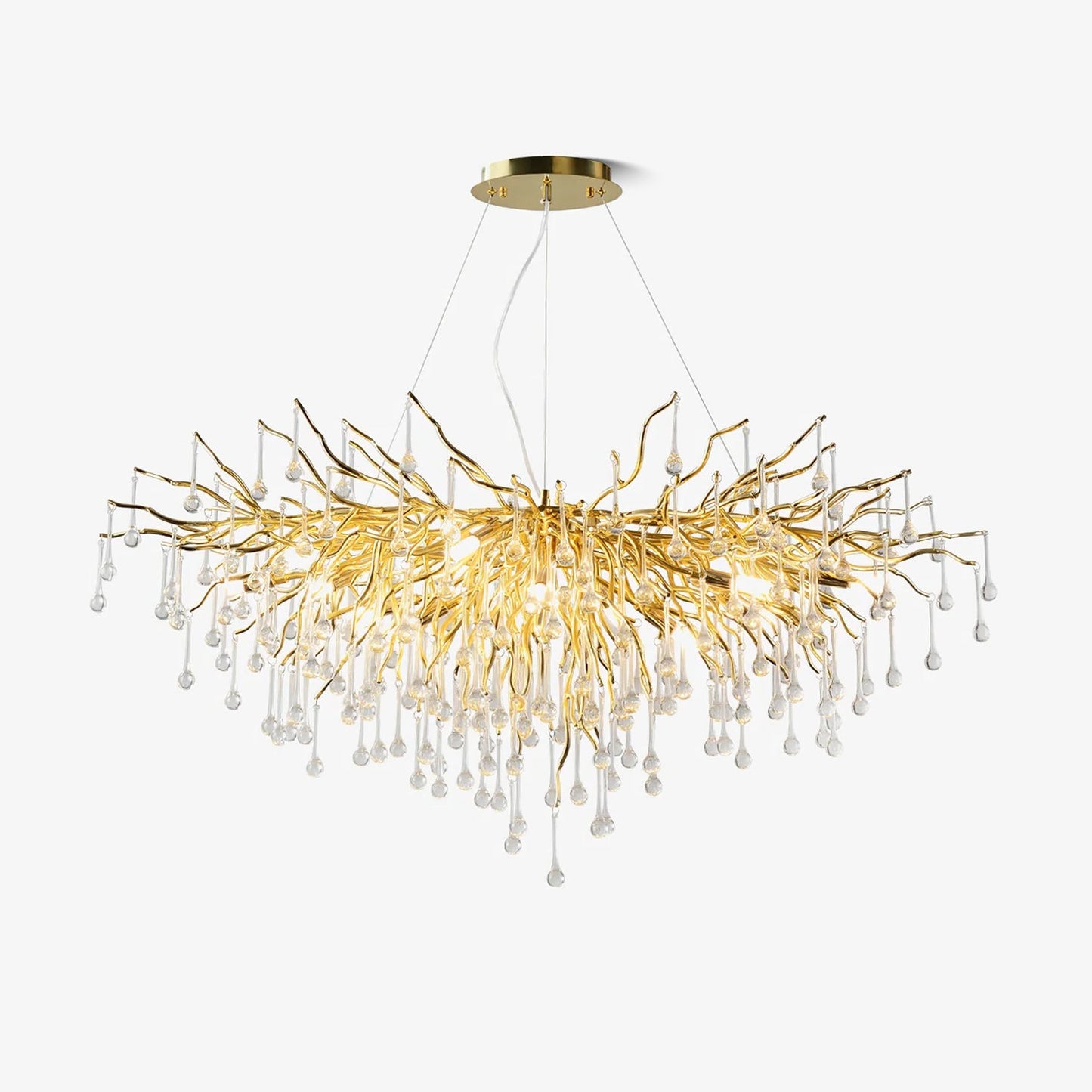 Teardrop Crystal Chandelier - YIOSI