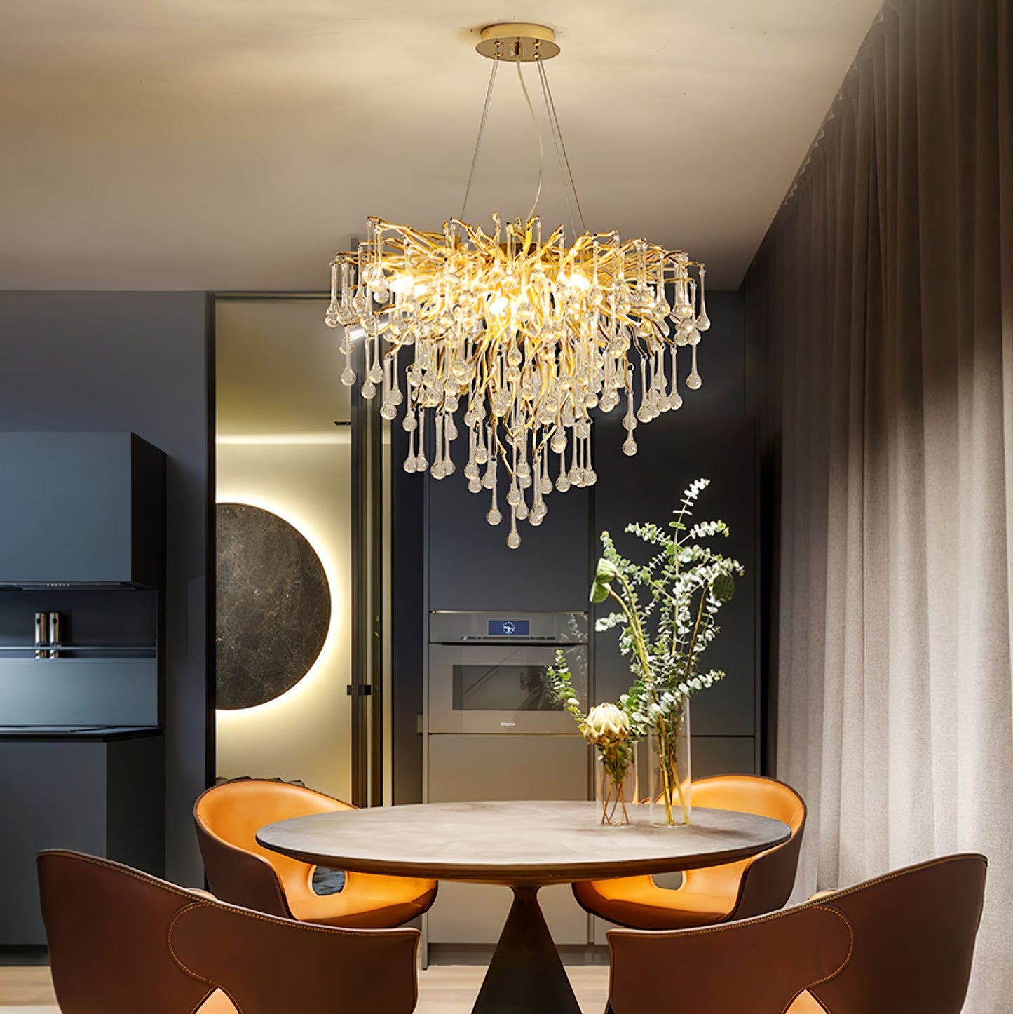 Teardrop Crystal Chandelier - YIOSI