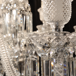 Tiered Beaded Crystal Floor Lamp