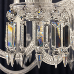 Tiered Candle Glass Crystal Chandelier