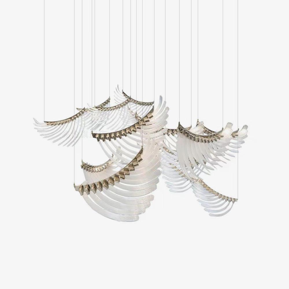 Tiered Palmette Chandelier - YIOSI