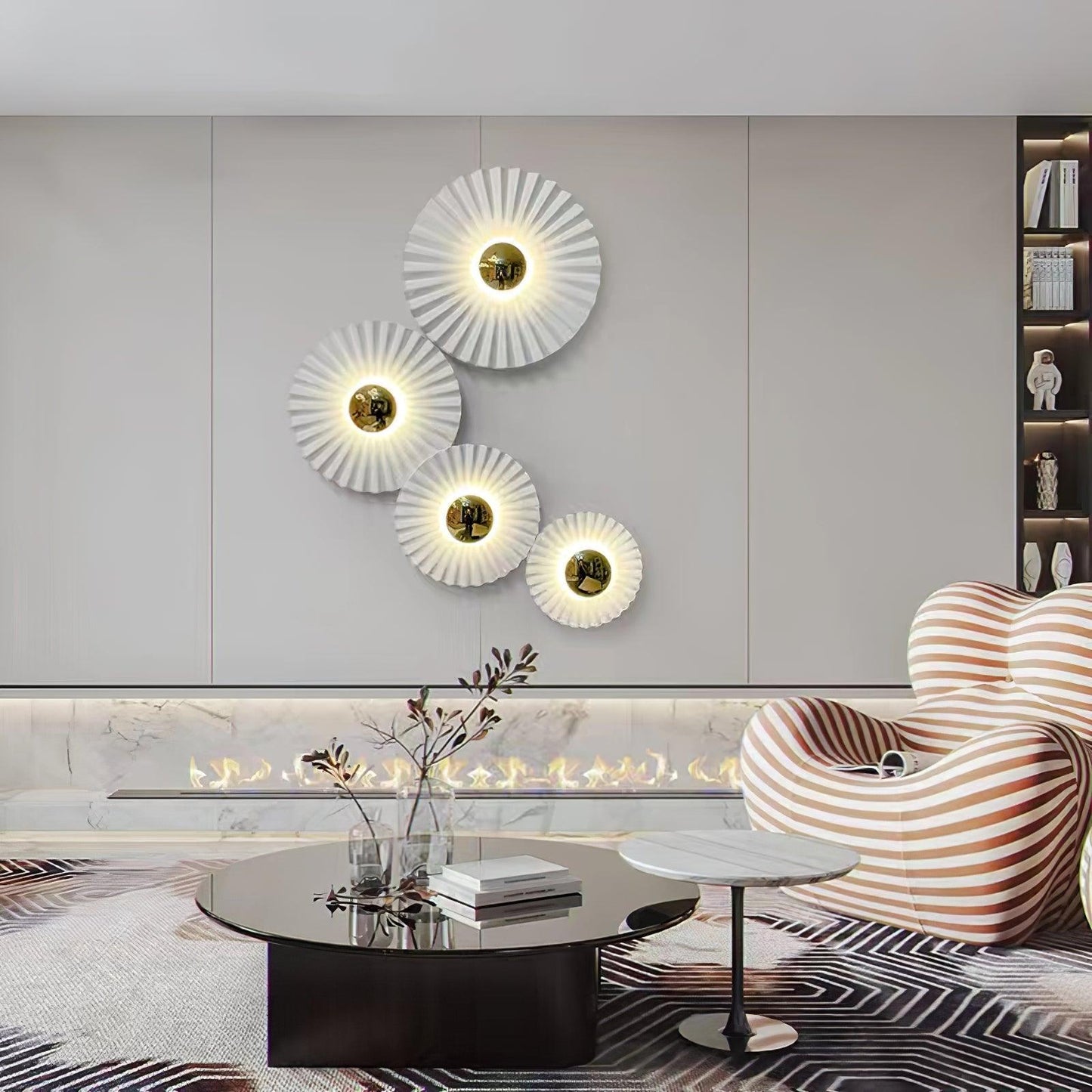 Tinsley Flush Wall Lamp - YIOSI