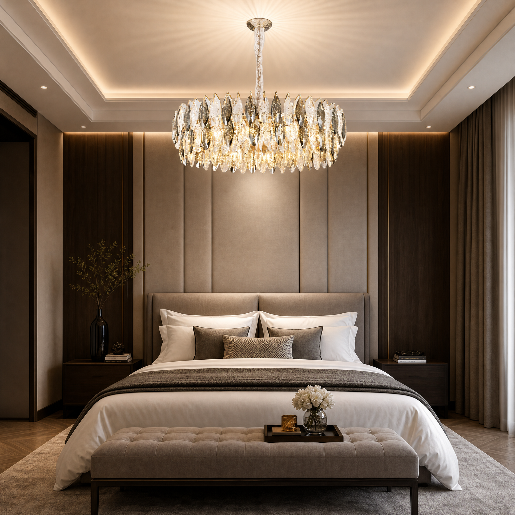 Tondo Crystal Chandelier