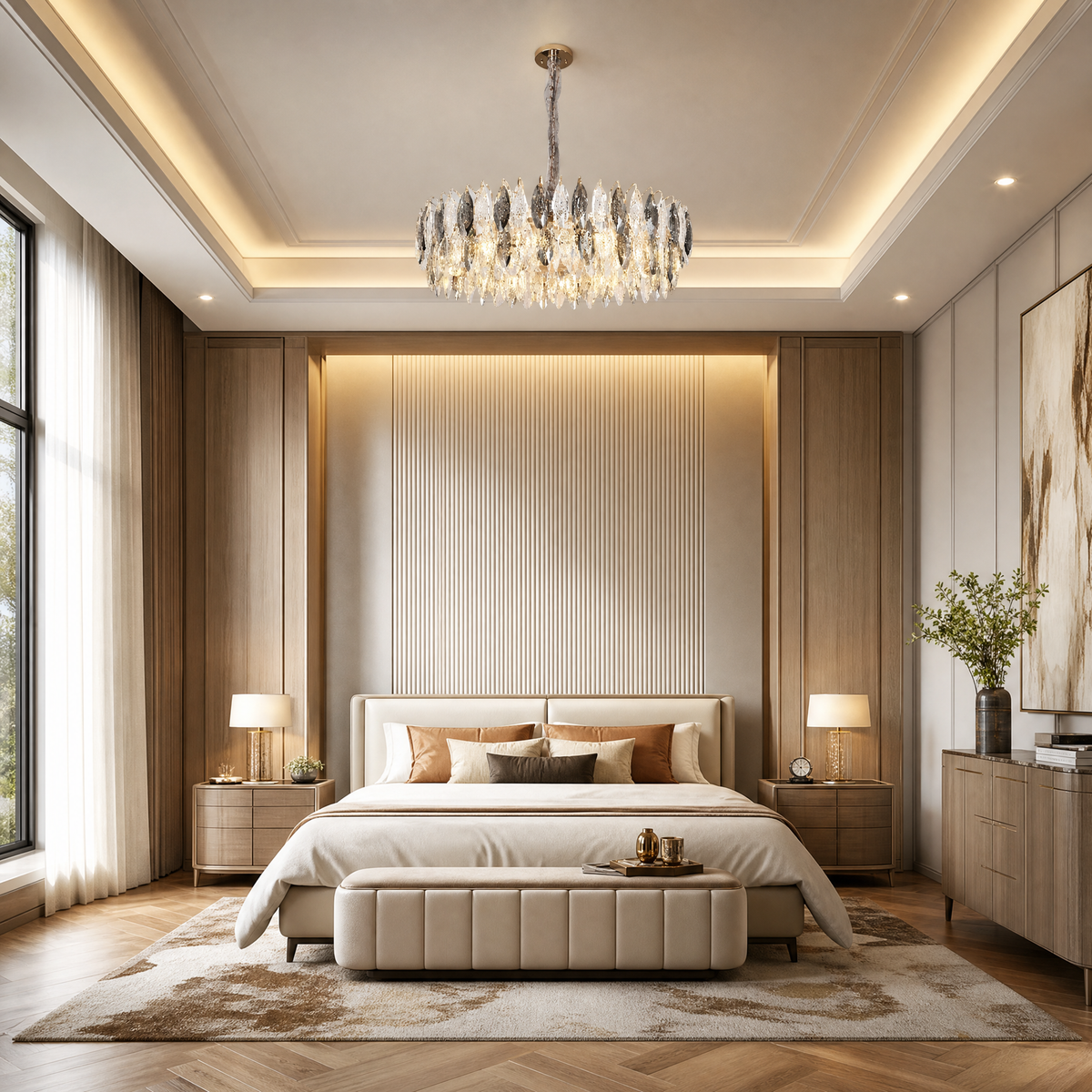 Tondo Crystal Chandelier