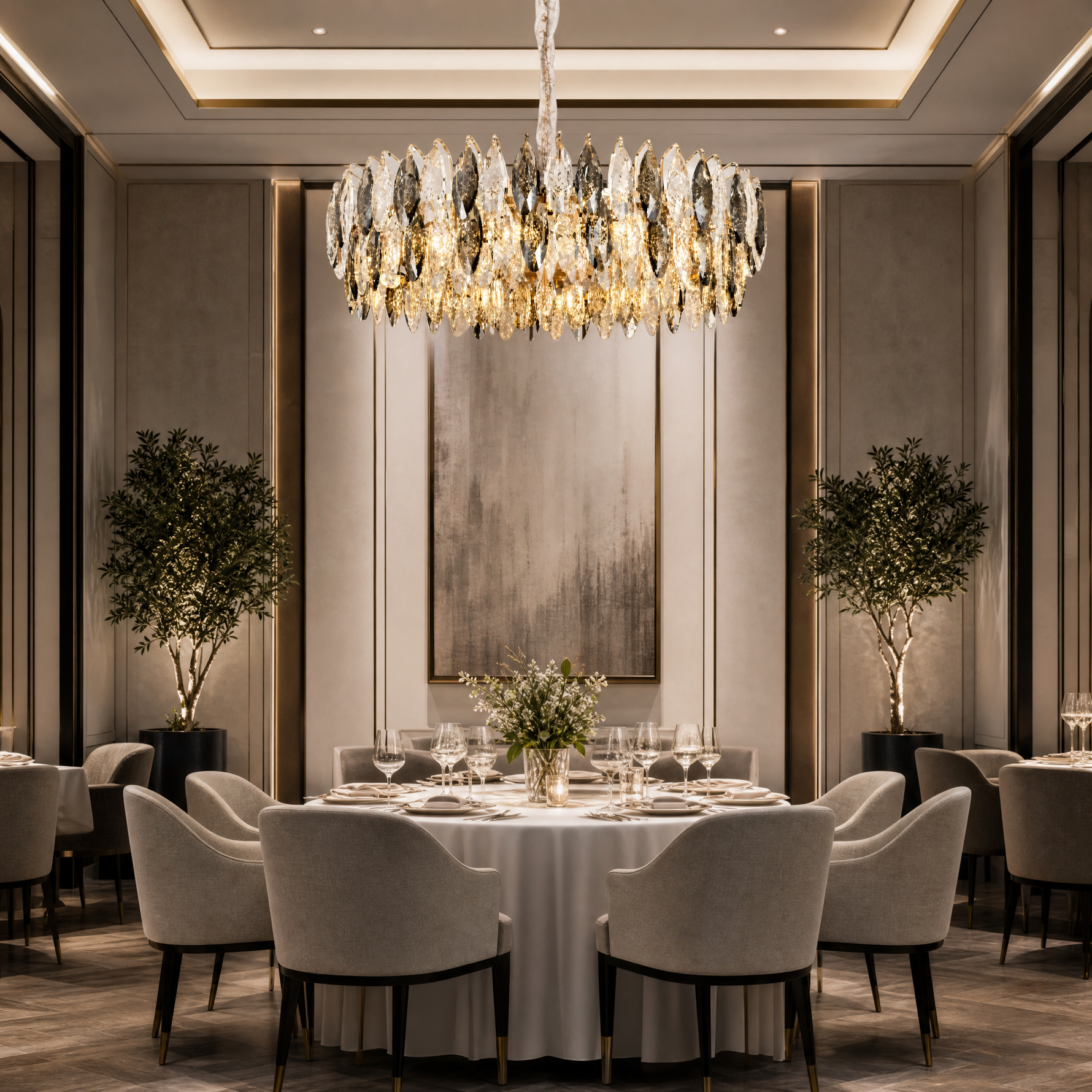 Tondo Crystal Chandelier