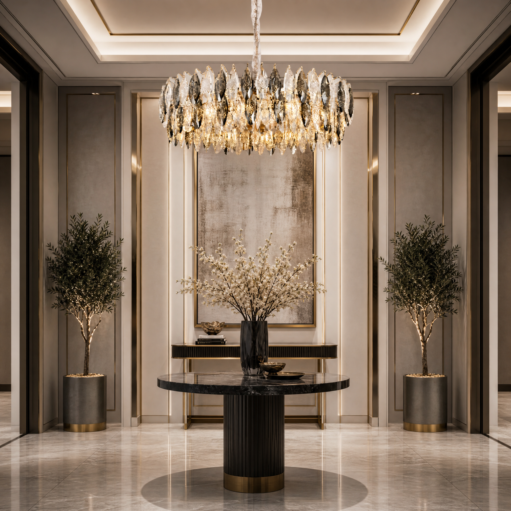 Tondo Crystal Chandelier