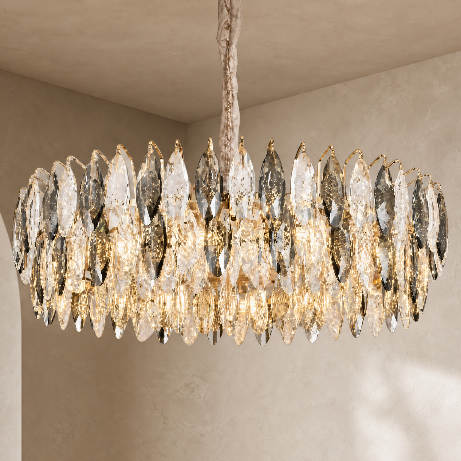 Tondo Crystal Chandelier