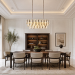 Tondo Crystal Rectangular Chandelier