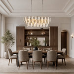 Tondo Crystal Rectangular Chandelier