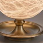 Traditional Orb Table Alabaster