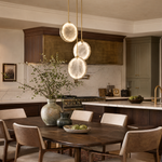 Triple Disc Pendant Alabaster