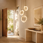 Triple Disc Pendant Alabaster