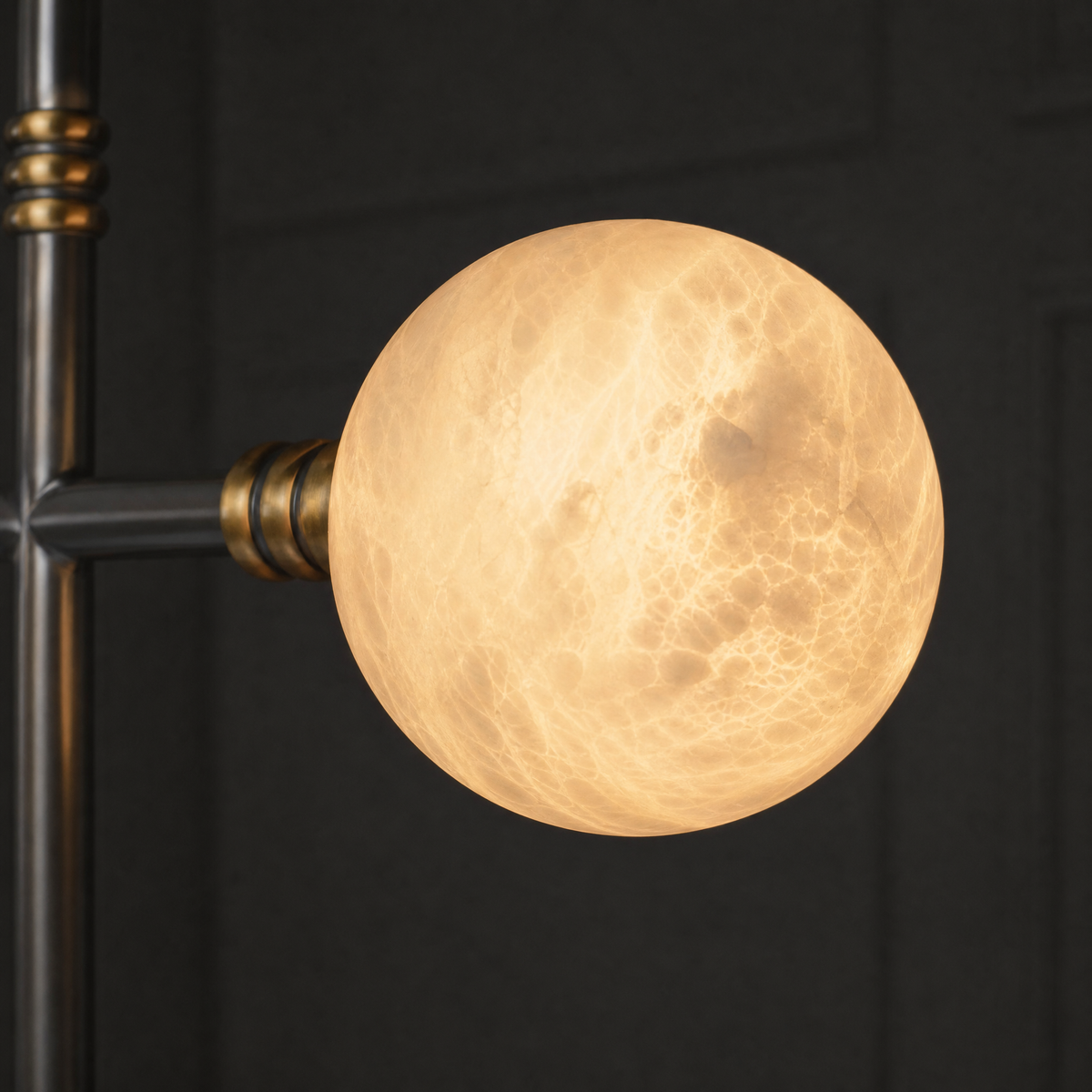 Truss & Cluster Mix Alabaster Pendant Light