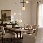 Truss & Cluster Mix Alabaster Pendant Light