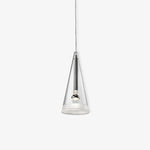 Elegant Tuileries Glass Pendant Light with Chrome Iron Frame