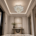 Universo Crystal Flush Pendant Light