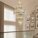 Universo Crystal Halo Chandelier