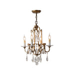 Gold Valentina Crystal Chandelier with Adjustable Heads – Luxury Ceiling Light