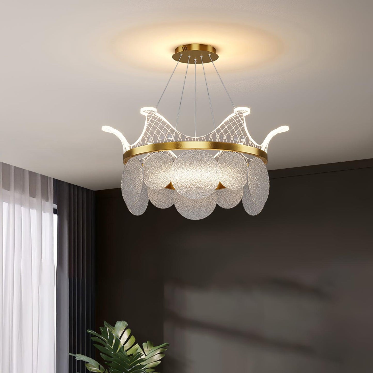 Vassar Crown Chandelier - YIOSI