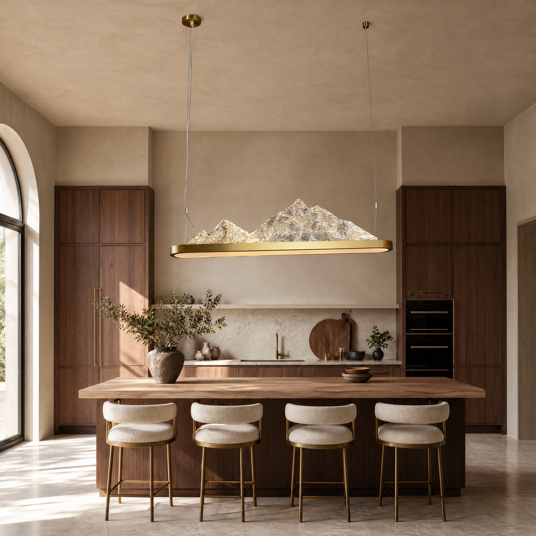 Vast Realm Modern Linear Dining Pendant Light