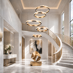 Vast Realm Modern Multi-Tier Cluster Chandelier