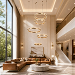 Vast Realm Modern Multi-Tier Cluster Chandelier