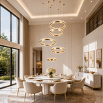 Vast Realm Modern Multi-Tier Cluster Chandelier