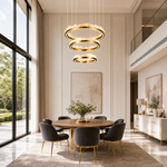 Vast Realm Modern Sculptural Ring Chandelier
