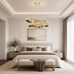 Vega Triple Ring Crystal Chandelier