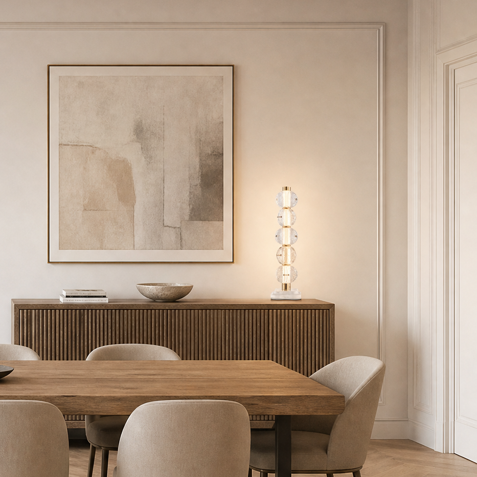 Vela Glass Table Lamp 7"