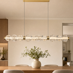 Vela Hand-Blown Glass Linear Chandelier
