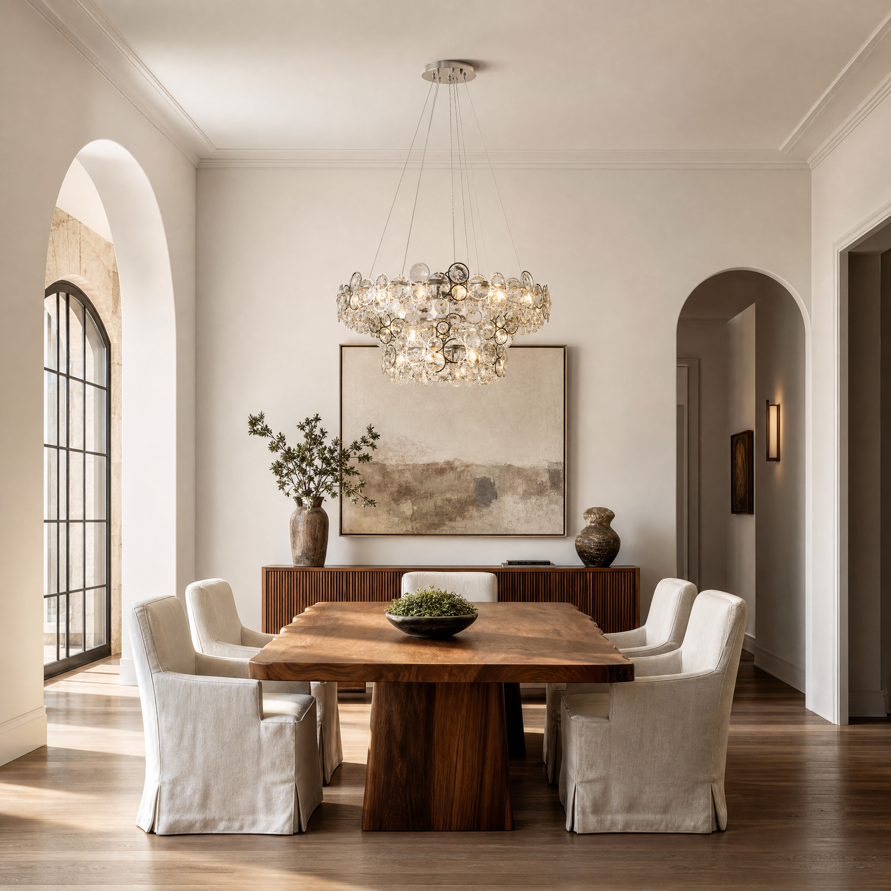 Velo Crystal Crown Chandelier