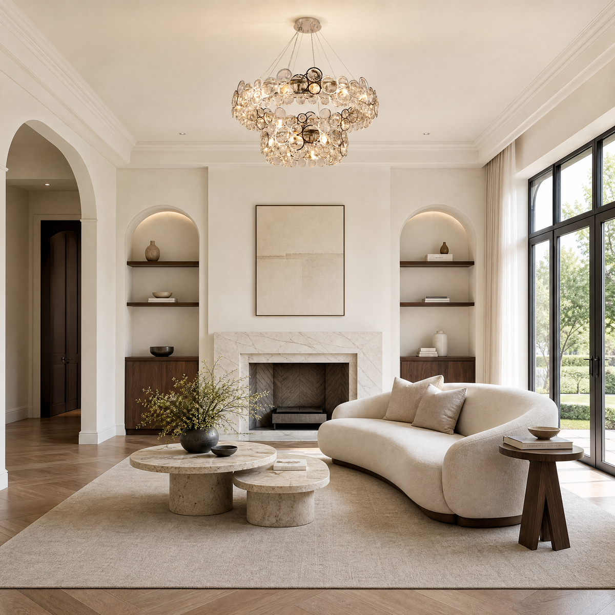 Velo Crystal Crown Chandelier