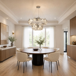 Velo Crystal Crown Chandelier