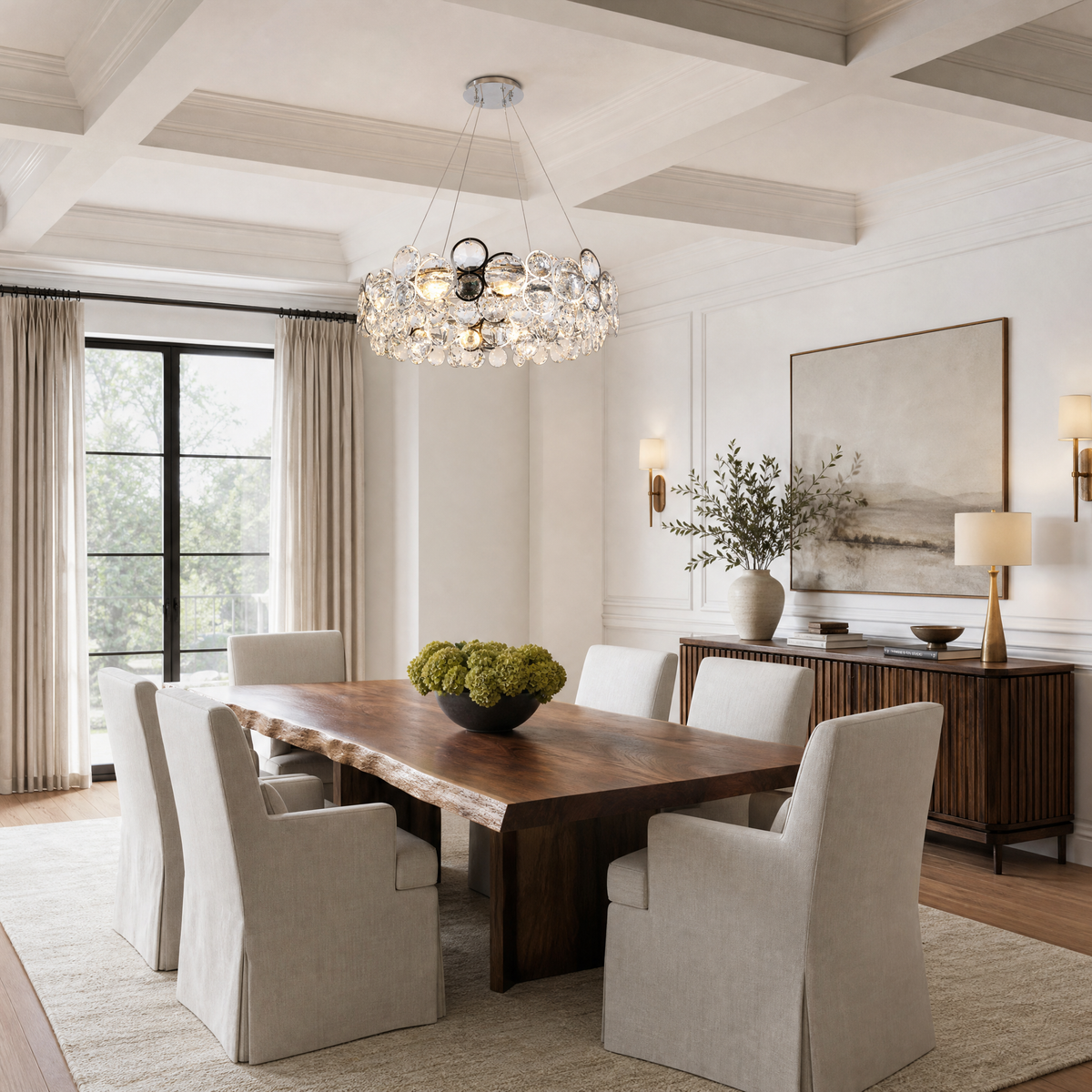 Velo Crystal Globe Chandelier