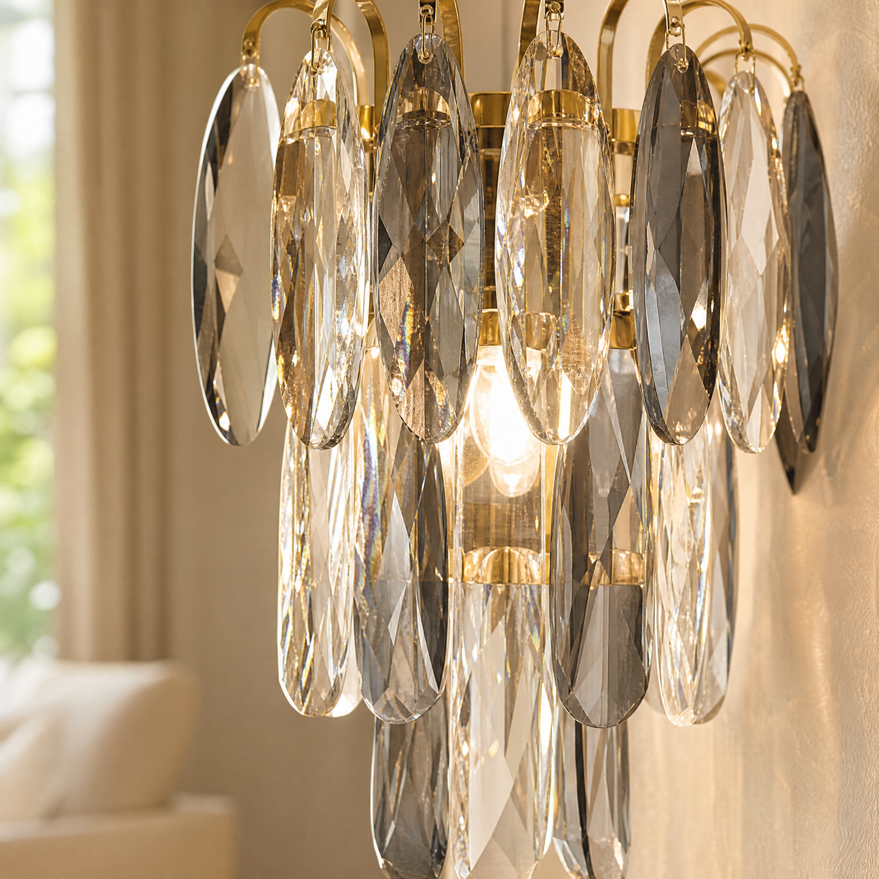 Velo Crystal Wall Sconce