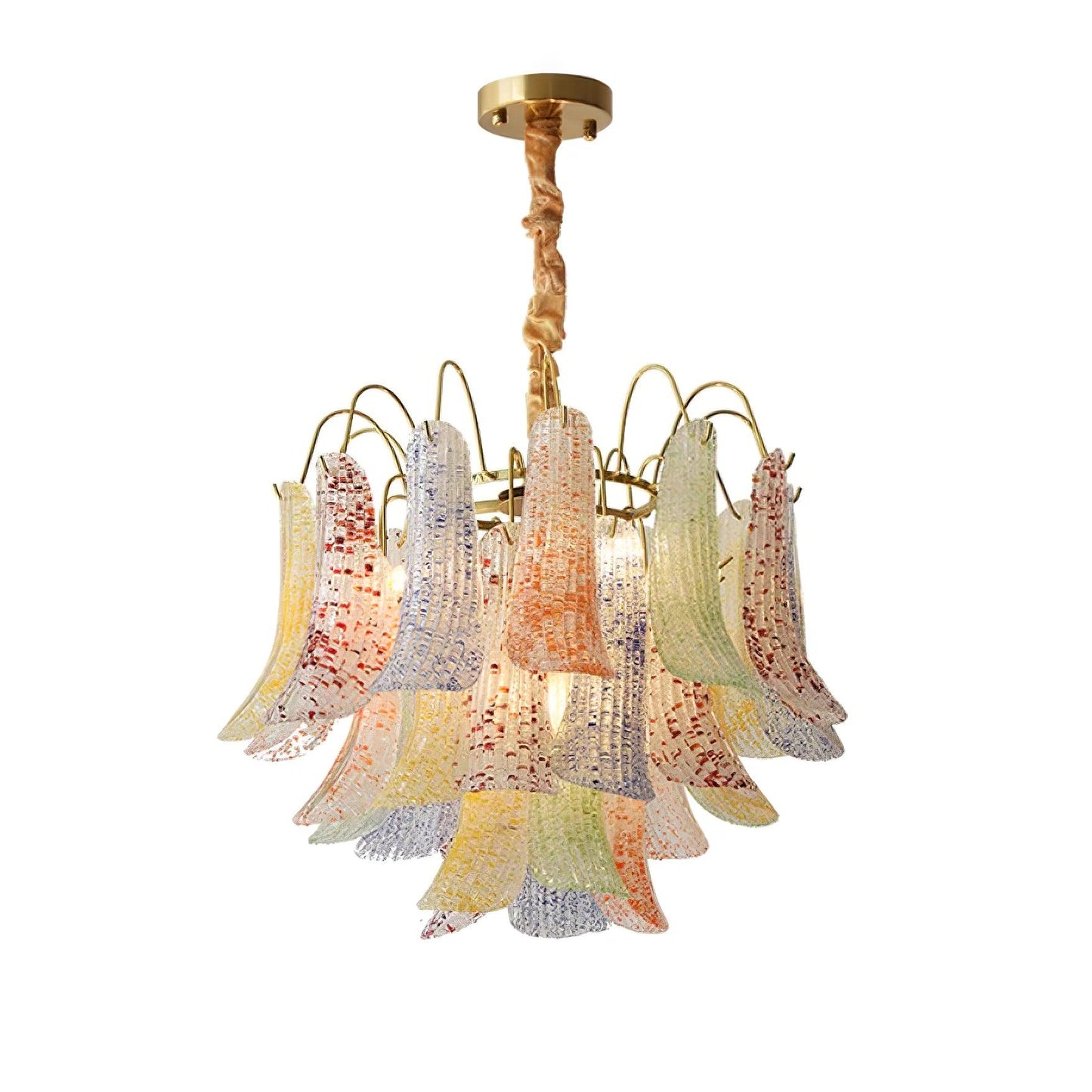 Venini Colorful Murano Glass Chandelier - YIOSI