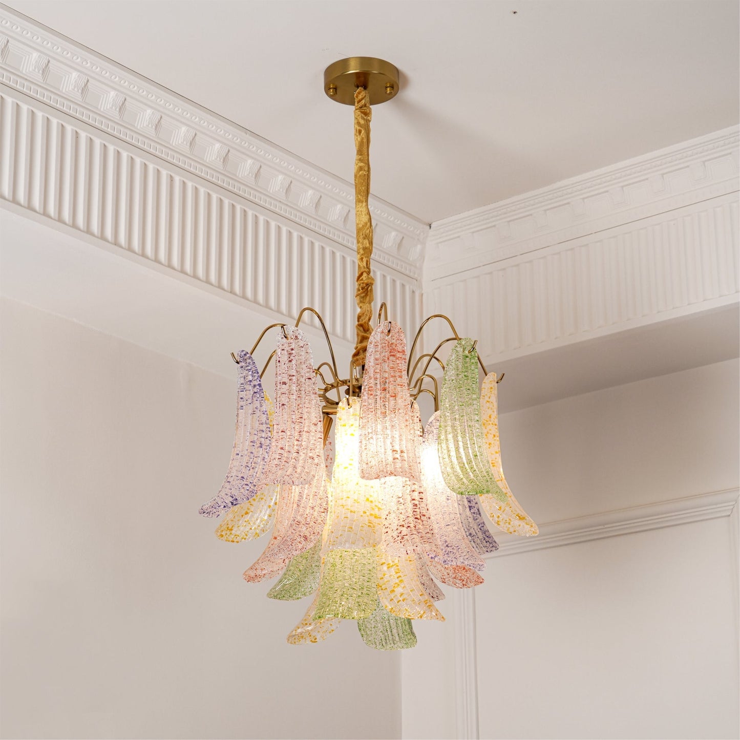 Venini Colorful Murano Glass Chandelier - YIOSI